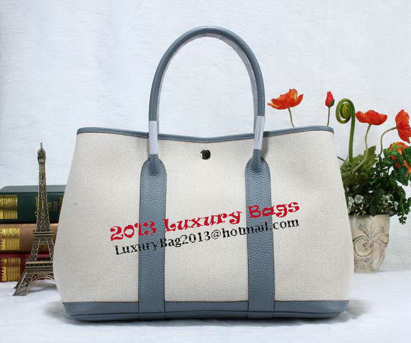 Hermes Garden Party 36cm Tote Bag Canvas SkyBlue Hermes Garden Party 36cm Tote Bag Canvas SkyBlue