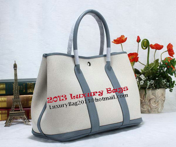 Hermes Garden Party 36cm Tote Bag Canvas SkyBlue Hermes Garden Party 36cm Tote Bag Canvas SkyBlue