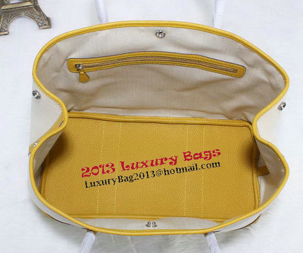 Hermes Garden Party 36cm Tote Bag Canvas Yellow Hermes Garden Party 36cm Tote Bag Canvas Yellow