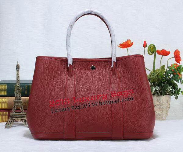 Hermes Garden Party 36cm Tote Bag Grainy Leather Burgundy Hermes Garden Party 36cm Tote Bag Grainy Leather Burgundy