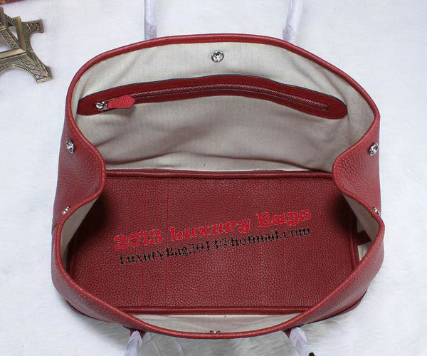 Hermes Garden Party 36cm Tote Bag Grainy Leather Burgundy Hermes Garden Party 36cm Tote Bag Grainy Leather Burgundy