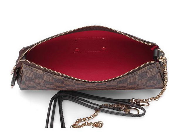 Louis Vuitton N55213 Damier Ebene Canvas Eva Clutch Louis Vuitton N55213 Damier Ebene Canvas Eva Clutch