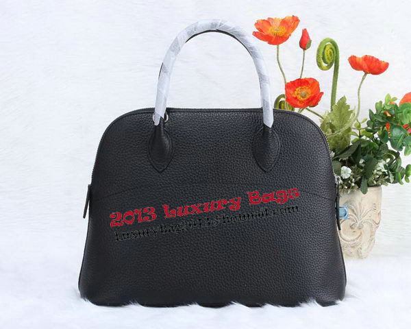 Hermes Bolide 31CM Calfskin Leather Tote Bag H509083 Black Hermes Bolide 31CM Calfskin Leather Tote Bag H509083 Black