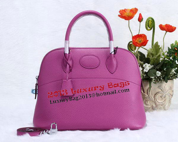 Hermes Bolide 31CM Calfskin Leather Tote Bag H509083 Lavender Hermes Bolide 31CM Calfskin Leather Tote Bag H509083 Lavender
