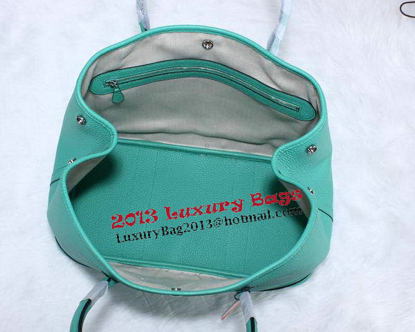 Hermes Garden Party 36cm Tote Bag Grainy Leather Light Blue Hermes Garden Party 36cm Tote Bag Grainy Leather Light Blue