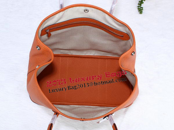 Hermes Garden Party 36cm Tote Bag Grainy Leather Orange Hermes Garden Party 36cm Tote Bag Grainy Leather Orange