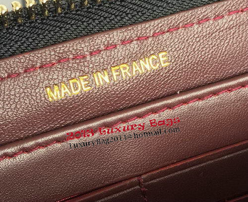 Chanel Matelasse Zip Around Wallet Black Sheepskin A50097 Gold Chanel Matelasse Zip Around Wallet Black Sheepskin A50097 Gold