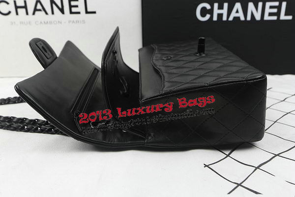 Chanel 2.55 Series Flap Bags Original Sheepskin Leather A1112 Black Chanel 2.55 Series Flap Bags Original Sheepskin Leather A1112 Black