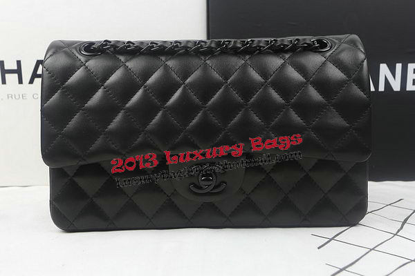Chanel 2.55 Series Flap Bags Original Sheepskin Leather A1112 Black Chanel 2.55 Series Flap Bags Original Sheepskin Leather A1112 Black