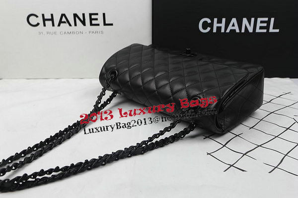 Chanel 2.55 Series Flap Bags Original Sheepskin Leather A1112 Black Chanel 2.55 Series Flap Bags Original Sheepskin Leather A1112 Black