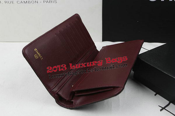 Chanel Bi-Fold Wallet Black Original Cannage Pattern A31509 Gold Chanel Bi-Fold Wallet Black Original Cannage Pattern A31509 Gold