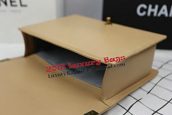 Chanel Boy Flap Shoulder Bag Original Sheepskin Leather A67087 Apircot Chanel Boy Flap Shoulder Bag Original Sheepskin Leather A67087 Apircot