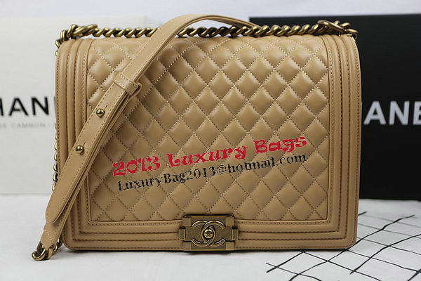 Chanel Boy Flap Shoulder Bag Original Sheepskin Leather A67087 Apircot Chanel Boy Flap Shoulder Bag Original Sheepskin Leather A67087 Apircot