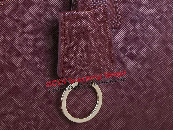 Prada Saffiano Leather Tote Bag PBN1801 Burgundy Prada Saffiano Leather Tote Bag PBN1801 Burgundy