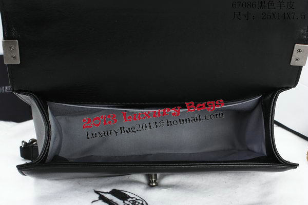 Boy Chanel Flap Shoulder Bags Sheepskin Leather A67086 Black Boy Chanel Flap Shoulder Bags Sheepskin Leather A67086 Black