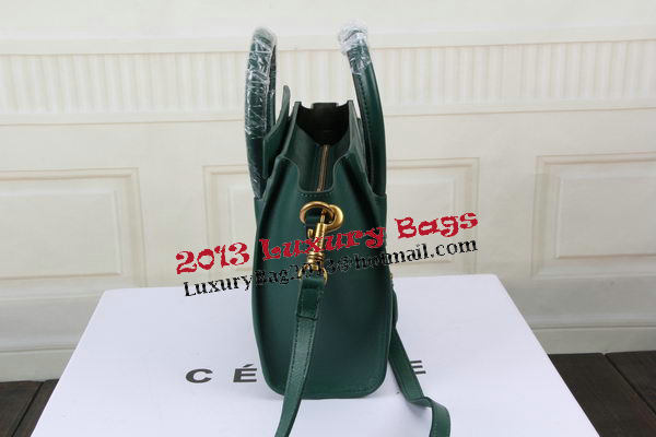 Celine Luggage Nano Bag Original Leather CTS3309 Green Celine Luggage Nano Bag Original Leather CTS3309 Green