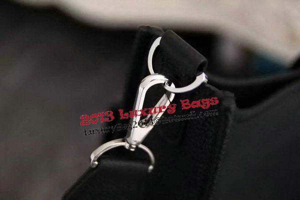 Hermes Evelyne 28cm Messenger Bag Original Leather H1188 Black Hermes Evelyne 28cm Messenger Bag Original Leather H1188 Black