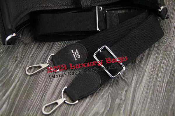 Hermes Evelyne 28cm Messenger Bag Original Leather H1188 Black Hermes Evelyne 28cm Messenger Bag Original Leather H1188 Black