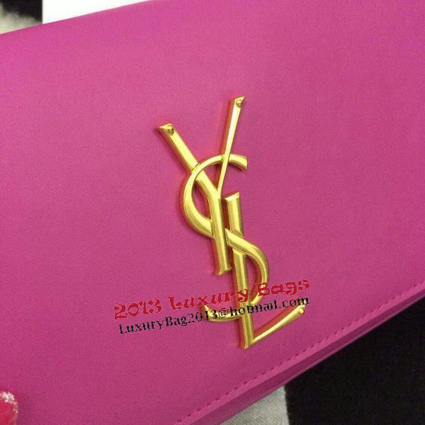 Yves Saint Laurent Classic Monogramme Clutch 30210 Rose Yves Saint Laurent Classic Monogramme Clutch 30210 Rose