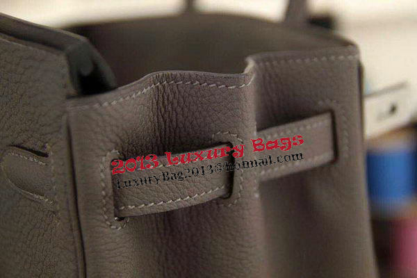 Hermes Birkin 35CM 30CM Tote Bag Original Leather HB35O Gray Hermes Birkin 35CM 30CM Tote Bag Original Leather HB35O Gray