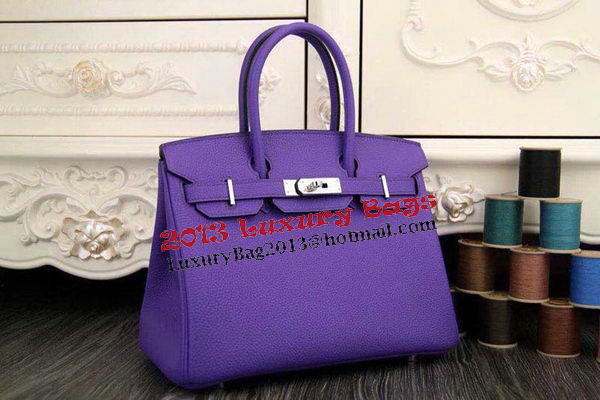 Hermes Birkin 35CM 30CM Tote Bag Original Leather HB35O Lavender Hermes Birkin 35CM 30CM Tote Bag Original Leather HB35O Lavender