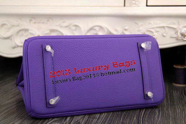 Hermes Birkin 35CM 30CM Tote Bag Original Leather HB35O Lavender Hermes Birkin 35CM 30CM Tote Bag Original Leather HB35O Lavender