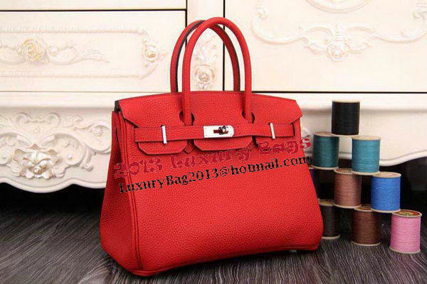 Hermes Birkin 35CM 30CM Tote Bag Original Leather HB35O Red Hermes Birkin 35CM 30CM Tote Bag Original Leather HB35O Red