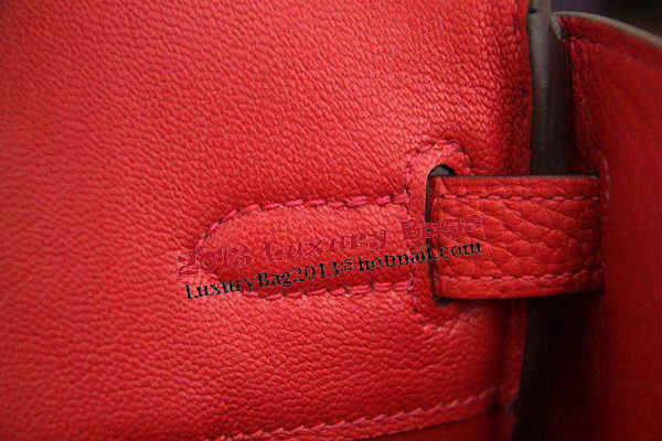 Hermes Birkin 35CM 30CM Tote Bag Original Leather HB35O Red Hermes Birkin 35CM 30CM Tote Bag Original Leather HB35O Red
