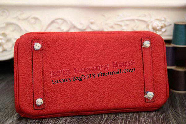 Hermes Birkin 35CM 30CM Tote Bag Original Leather HB35O Red Hermes Birkin 35CM 30CM Tote Bag Original Leather HB35O Red