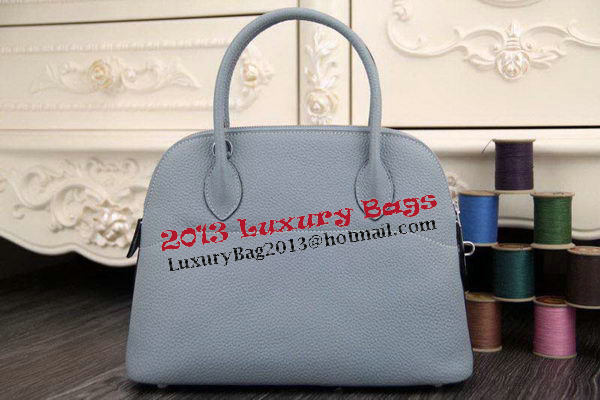 Hermes Bolide 31CM Original Leather Tote Bag SkyBlue Hermes Bolide 31CM Original Leather Tote Bag SkyBlue