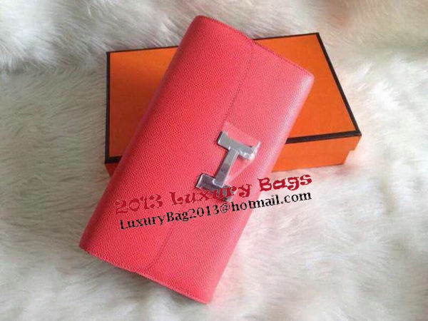 Hermes Constance Long Wallets Original Leather HA909 Light Pink Hermes Constance Long Wallets Original Leather HA909 Light Pink