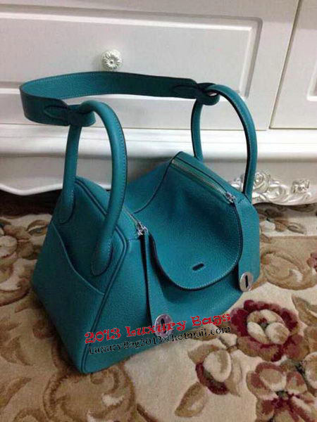 Hermes Lindy 30CM Original Leather Shoulder Bag HLD30 Light Green Hermes Lindy 30CM Original Leather Shoulder Bag HLD30 Light Green