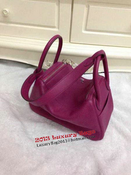 Hermes Lindy 30CM Original Leather Shoulder Bag HLD30 Purple Hermes Lindy 30CM Original Leather Shoulder Bag HLD30 Purple