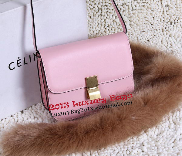 Celine Classic Box Small Flap Bag Calfskin C88007T Pink Celine Classic Box Small Flap Bag Calfskin C88007T Pink
