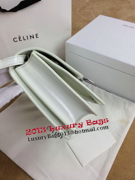 Celine Classic Box Small Flap Bag Smooth Leather C11042 OffWhite Celine Classic Box Small Flap Bag Smooth Leather C11042 OffWhite