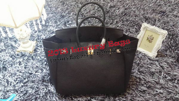 Hermes Birkin 30CM Tote Bags Litchi Leather H30LI Black Hermes Birkin 30CM Tote Bags Litchi Leather H30LI Black
