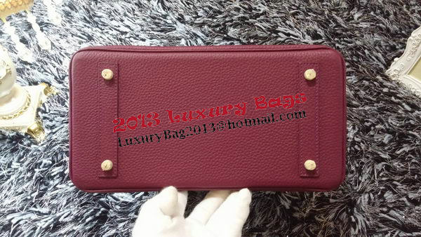 Hermes Birkin 30CM Tote Bags Litchi Leather H30LI Purple Hermes Birkin 30CM Tote Bags Litchi Leather H30LI Purple