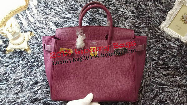Hermes Birkin 30CM Tote Bags Litchi Leather H30LI Purple Hermes Birkin 30CM Tote Bags Litchi Leather H30LI Purple