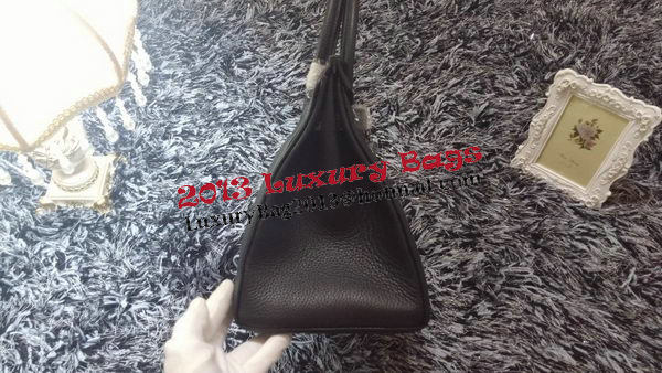 Hermes Birkin 35CM Tote Bag Litchi Leather HB35GL Black Hermes Birkin 35CM Tote Bag Litchi Leather HB35GL Black