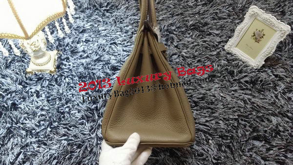 Hermes Birkin 35CM Tote Bag Litchi Leather HB35GL Grey Hermes Birkin 35CM Tote Bag Litchi Leather HB35GL Grey