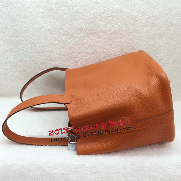 Hermes Picotin Lock 22cm Bags Litchi Leather HPL1048 Orange Hermes Picotin Lock 22cm Bags Litchi Leather HPL1048 Orange