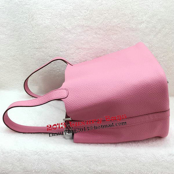 Hermes Picotin Lock 22cm Bags Litchi Leather HPL1048 Pink Hermes Picotin Lock 22cm Bags Litchi Leather HPL1048 Pink