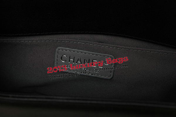 Boy Chanel Flap Bag Calfskin Chevron Quilting A67086 Black Boy Chanel Flap Bag Calfskin Chevron Quilting A67086 Black