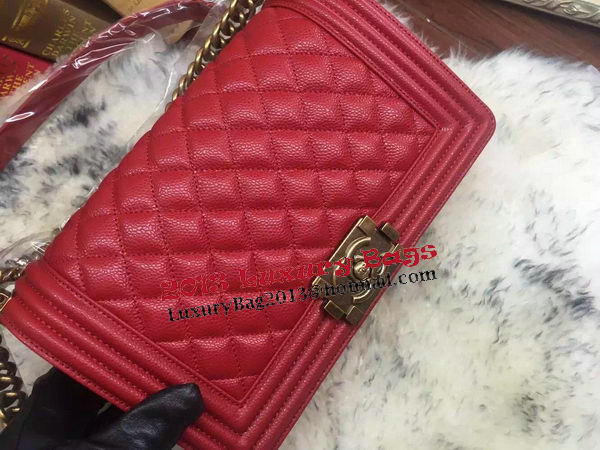 Boy Chanel Flap Shoulder Bag Cannage Pattern A67086 Red Boy Chanel Flap Shoulder Bag Cannage Pattern A67086 Red