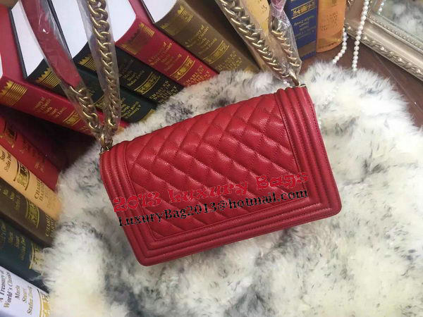 Boy Chanel Flap Shoulder Bag Cannage Pattern A67086 Red Boy Chanel Flap Shoulder Bag Cannage Pattern A67086 Red