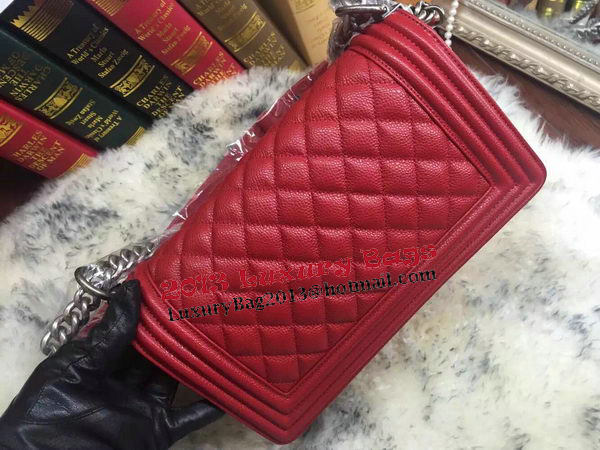 Boy Chanel Flap Shoulder Bag Cannage Pattern A67086 Red Boy Chanel Flap Shoulder Bag Cannage Pattern A67086 Red