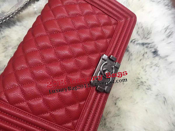 Boy Chanel Flap Shoulder Bag Cannage Pattern A67086 Red Boy Chanel Flap Shoulder Bag Cannage Pattern A67086 Red