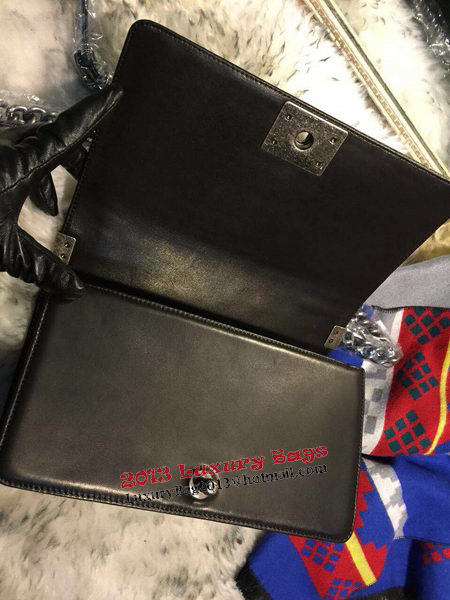 Boy Chanel Flap Shoulder Bag Sheepskin Leather A67086 Black Boy Chanel Flap Shoulder Bag Sheepskin Leather A67086 Black