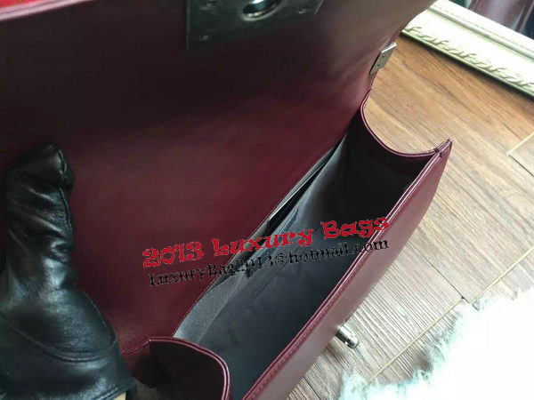 Boy Chanel Flap Shoulder Bag Sheepskin Leather A67086 Burgundy Boy Chanel Flap Shoulder Bag Sheepskin Leather A67086 Burgundy