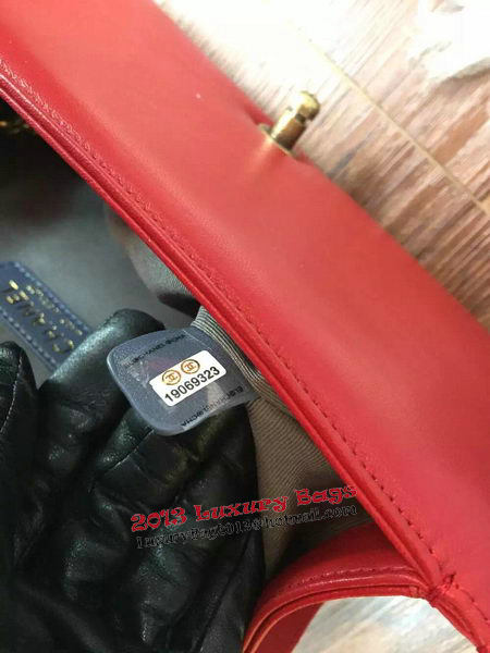 Boy Chanel Flap Shoulder Bag Sheepskin Leather A67086 Red Boy Chanel Flap Shoulder Bag Sheepskin Leather A67086 Red